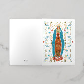 Moderne katholieke Kaart van de begrafenis Memoria (Buiten Laag)