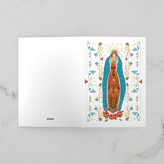 Moderne katholieke Kaart van de begrafenis Memoria (Buiten Laag)