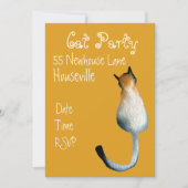 Moderne katteavondeten voor zwarte katten kaart (Voorkant)