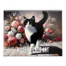Moderne Katten in Kunst