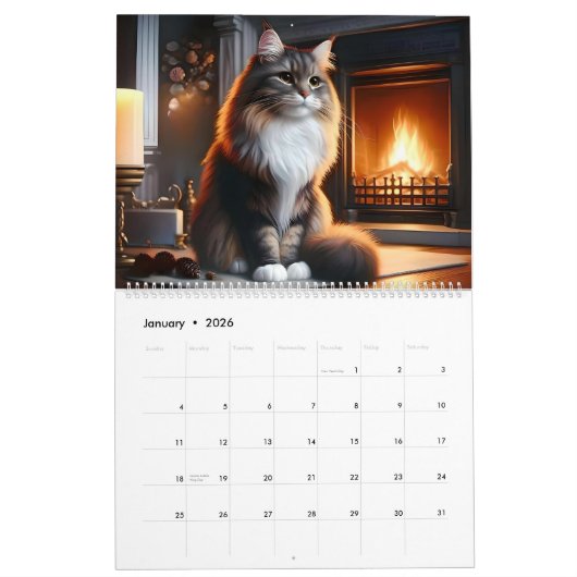 Moderne Katten in Kunst Kalender (Jan 2026)
