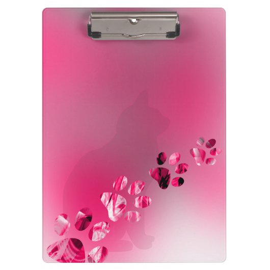 Moderne Katten verf afdrukken Klembord (Voorkant)