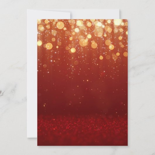 Moderne keiharde rode lucifers kaart (Achterkant)