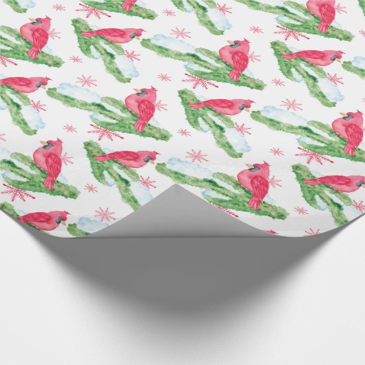 Moderne keizerroze Waterverf Cadeaupapier (Hoek)