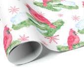 Moderne keizerroze Waterverf Cadeaupapier (Rol Hoek)