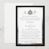 Moderne Keltische huwelijksuitnodiging Kaart (Voorkant / Achterkant)