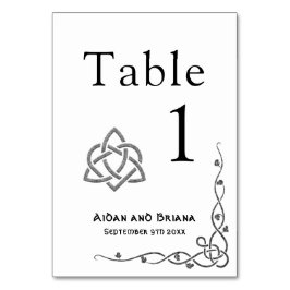 Moderne Keltische symbolen en loof Kaart