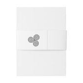 Moderne Keltische symbolen Uitnodigingen Wikkel (Achterkant Voorbeeld)