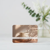 Moderne Keramische Producten QR-code Foto Visitekaartje (Staand voorkant)