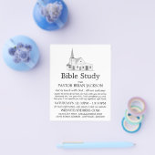 Moderne kerk, Christelijke Bijbelklasse Advert Flyer (Enkel)