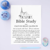 Moderne kerk, Christelijke Bijbelklasse Advert Flyer (Enkel)