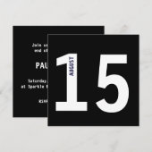 Moderne Kerkcalender Jonggezellen Afscheidsfeest Kaart (Voorkant / Achterkant)