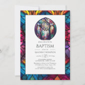 Moderne kerkdoop, toewijding of doop kaart (Voorkant)