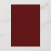 Moderne kersen en helder rood kleurrijke bruiloft  informatiekaartje (Achterkant)