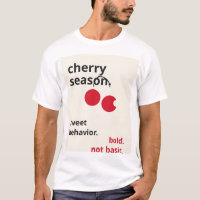 Moderne Kersen Seizoen Quote - Krachtig Rood & Crè