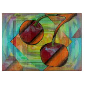 Moderne kersen snijplank (Voorkant)