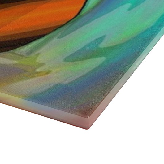 Moderne kersen snijplank (Hoek)