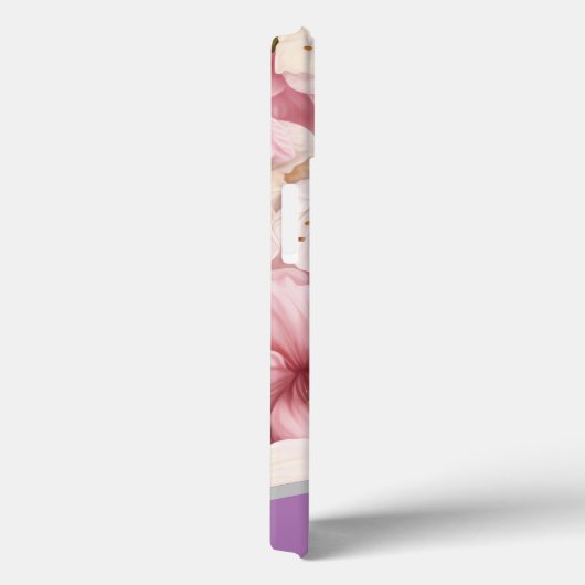 Moderne kersenbloesem bloemen Case-Mate iPhone case (Achterkant / Rechts)