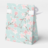 Moderne Kersenbloesem Bruidsdouche  Bedankdoosjes (Achterkant)