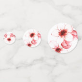 Moderne kersenbloesem bruiloft confetti (Voorkanten)