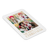 Moderne Kerst 3 Fotocollage Magneet (Rechterzijde)