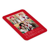 Moderne Kerst 3 Fotocollage Magneet (Rechterzijde)