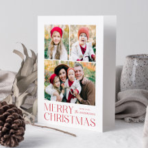 Moderne Kerst 7 Foto collage