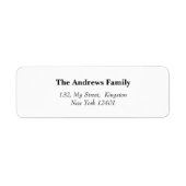 Moderne kerst Baby aankondiging fotocollage Etiket (Voorkant)