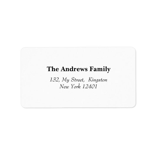 Moderne kerst Baby aankondiging fotocollage Etiket (Voorkant)