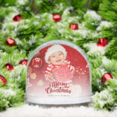 Moderne Kerst Baby Foto's met Mama Feestdagen Sneeuwbol (Kerstmis)