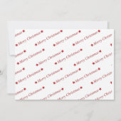 Moderne kerst Beren Feestdagenkaart (Achterkant)