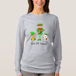 Moderne Kerst Beste Elf Team T-shirt