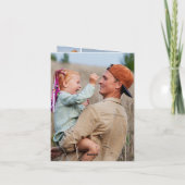 Moderne kerst collage eenvoudige vreugde foto feestdagen kaart (Achterkant)