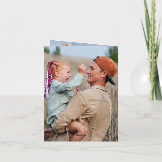 Moderne kerst collage eenvoudige vreugde foto feestdagen kaart (Achterkant)