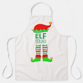 Moderne Kerst Elf Team Schort (Voorkant)