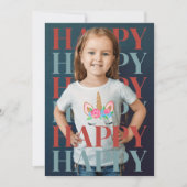 Moderne Kerst- en Vakantiewenskaart Feestdagenkaart (Voorkant)