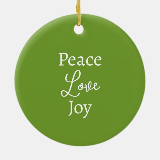 Moderne Kerst Engel Rood Groen Holly Krans Naam Keramisch Ornament (Achterkant)