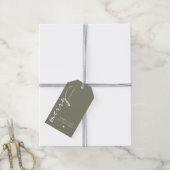 Moderne Kerst Favor Tags Cadeaulabel (Met Touw)