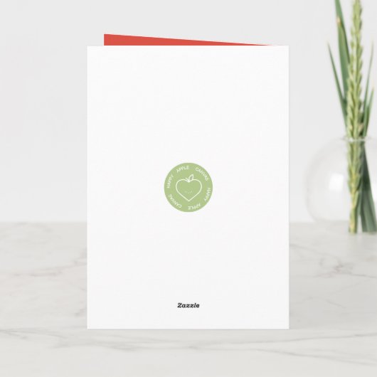 Moderne kerst feestdag met feestdag feestdagen kaart (Achterkant)