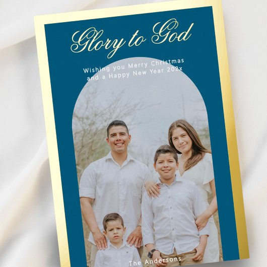 Moderne kerst foto folie Vakantie Kaart