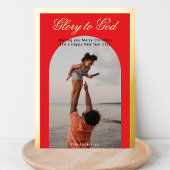 Moderne kerst foto folie Vakantie Kaart