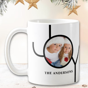 Moderne Kerst Foto Koffiemok