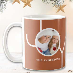 Moderne Kerst Foto Roest Koffiemok