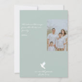 Moderne kerst foto Vakantie Kaart (Voorkant)