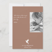 Moderne kerst foto Vakantie Kaart (Voorkant)