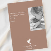 Moderne kerst foto Vakantie Kaart