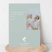 Moderne kerst foto Vakantie Kaart