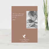 Moderne kerst foto Vakantie Kaart (Voorkant)