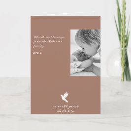 Moderne kerst foto Vakantie Kaart