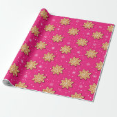 Moderne Kerst Gingerbread Koekjes   Cadeaupapier (Uitgerold)